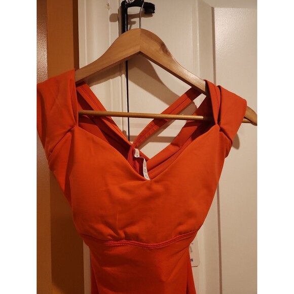 Lululemon "Wrap It Up Tank" Coral Pink Size 12 NWT - Picture 7 of 7